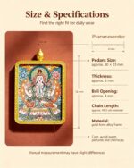 Four-Armed Guanyin Bodhisattva Rat Zodiac Pendant - Image 4