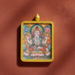 Four-Armed Guanyin Bodhisattva Rat Zodiac Pendant