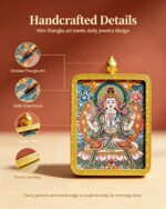 Four-Armed Guanyin Bodhisattva Rat Zodiac Pendant - Image 2