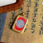 A pure hand-painted Thangka portrait of Mandala - Image 3