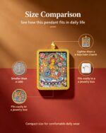 Manjushri Bodhisattva Rabbit Zodiac Pendant – Exam Success - Image 5