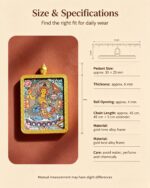 Manjushri Bodhisattva Rabbit Zodiac Pendant – Exam Success - Image 4