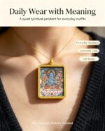 Akasagarbha Bodhisattva Ox Tiger Zodiac Pendant - Image 4