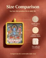 Akasagarbha Bodhisattva Ox Tiger Zodiac Pendant - Image 2