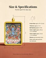 Akasagarbha Bodhisattva Ox Tiger Zodiac Pendant - Image 3