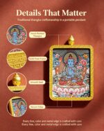 Akasagarbha Bodhisattva Ox Tiger Zodiac Pendant - Image 5