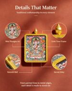 Vairocana Buddha Sheep Monkey Zodiac Pendant - Image 2