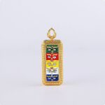 Five hand-painted Thangka Gods of Wealth - Image 4
