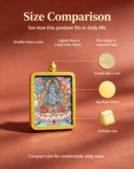 Mahasthamaprapta Bodhisattva Horse Zodiac Pendant - Image 2