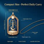 Mahasthamaprapta Thangka Pendant | Horse Zodiac Guardian Amulet - Image 4