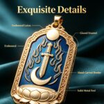 Mahasthamaprapta Thangka Pendant | Horse Zodiac Guardian Amulet - Image 2