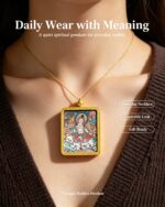 Samantabhadra Dragon & Snake Zodiac Pendant - Image 4