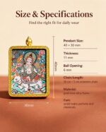 Samantabhadra Dragon & Snake Zodiac Pendant - Image 3