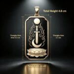 Mahasthamaprapta Thangka Pendant | Horse Zodiac Guardian Amulet - Image 3