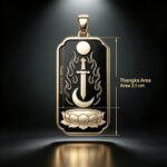 Mahasthamaprapta Thangka Pendant | Horse Zodiac Guardian Amulet - Image 2