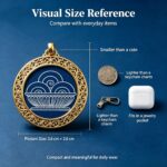 Tibetan Huang Dan Bumpa Thangka Blessing Pendant - Image 5