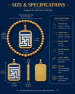 Yongzhong Swastika Pattern Tibetan Thangka Bracelet, Traditional Auspicious Totem Woven Prayer Band - Image 3