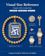 Yongzhong Swastika Pattern Tibetan Thangka Bracelet, Traditional Auspicious Totem Woven Prayer Band - Image 5