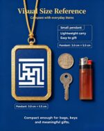 Yongzhong Endless Swastika Thangka Pendant, Traditional Tibetan Continuous Pattern Blessing Ghau Amulet - Image 6