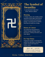 Yongzhong Swastika Tibetan Thangka Wall Art, Ancient Tibetan Symbol Living Room Hanging Decor - Image 6