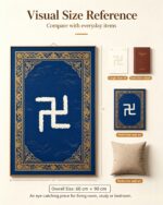 Yongzhong Swastika Tibetan Thangka Wall Art, Ancient Tibetan Symbol Living Room Hanging Decor - Image 5