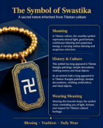 Tibetan Yongzhong Swastika Symbol Thangka Bracelet, Eternal Cycle & Vitality Adjustable Woven Wristband - Image 6