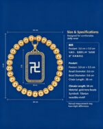 Tibetan Yongzhong Swastika Symbol Thangka Bracelet, Eternal Cycle & Vitality Adjustable Woven Wristband - Image 4