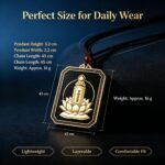 Manjushri Bodhisattva Rabbit Zodiac Pendant - Image 3