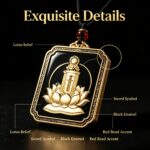 Manjushri Bodhisattva Rabbit Zodiac Pendant - Image 2