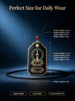 Akshagarbha Bodhisattva Ox & Tiger Zodiac Pendant - Image 3