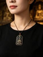 Akshagarbha Bodhisattva Ox & Tiger Zodiac Pendant - Image 4