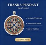 Jia Zha Cross Vajra Tibetan Thangka Pendant Ancient Protective Symbol Jewelry