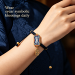 Ze Ji Longevity Symbol Tibetan Thangka Bracelet Sino-Tibetan Auspicious Pattern Woven Jewelry - Image 4