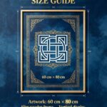 Bai Bei Wu Circular Auspicious Knot Tibetan Thangka Print Spiritual Wall Decor - Image 4
