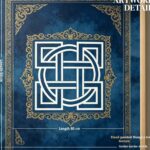Bai Bei Wu Circular Auspicious Knot Tibetan Thangka Print Spiritual Wall Decor - Image 2