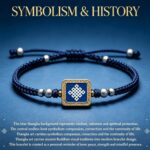 Bai Mu Ze Eternal Auspicious Knot Tibetan Braided Bracelet Spiritual Lucky Charm - Image 7