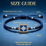Bai Mu Ze Eternal Auspicious Knot Tibetan Braided Bracelet Spiritual Lucky Charm - Image 5