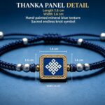 Bai Mu Ze Eternal Auspicious Knot Tibetan Braided Bracelet Spiritual Lucky Charm - Image 3