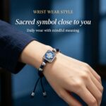 Ba Bei Endless Knot Tibetan Braided Bracelet Traditional Sacred Symbol Lucky Charm - Image 4