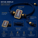 Mu Ta Sky Ladder Symbol Tibetan Thangka Bracelet, Ancient Bon Totem Auspicious Woven Bracelet - Image 3