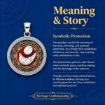 Nida Sun Moon Symbol Tibetan Thangka Pendant Ancient Sacred Talisman Jewelry - Image 6