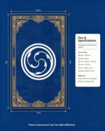 Happy Swirl Dgav-Vkhyil Tibetan Thangka Wall Art, Traditional Plateau Auspicious Symbol Living Room Hanging Decor - Image 4