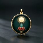 Amitabha Buddha Dog & Pig Zodiac Pendant