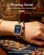 Mani Pile Dobang Tibetan Thangka Bracelet, Snowland Faith Totem Peace Prayer Woven Band - Image 5