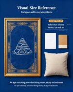 Mani Pile Dobang Tibetan Thangka Wall Art, Snowland Sacred Stone Totem Living Room Hanging Decor - Image 5
