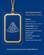 Mani Pile Dobang Thangka Pendant, Snowland Sacred Mountain Totem Safe Travel Prayer Ghau Amulet - Image 4