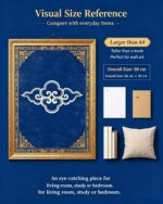 Auspicious Cloud Pattern Tibetan Thangka Wall Art, Classic Plateau Symbol Living Room Hanging Decor - Image 5