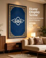 Auspicious Cloud Pattern Tibetan Thangka Wall Art, Classic Plateau Symbol Living Room Hanging Decor - Image 3