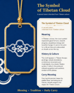 Tibetan Auspicious Cloud Pattern Thangka Pendant, Traditional Plateau Symbol Prosperity Prayer Ghau Amulet - Image 6