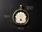 Vairocana Buddha Sheep & Monkey Zodiac Pendant - Image 4